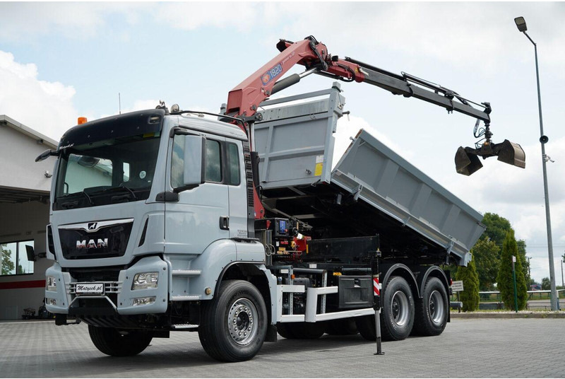 MAN TGS 33.360 / WYWROTKA + HDS - Самосвал, Автоманипулятор: фото 1 MAN TGS 33.360 / WYWROTKA + HDS - Самосвал, Автоманипулятор: фото 1