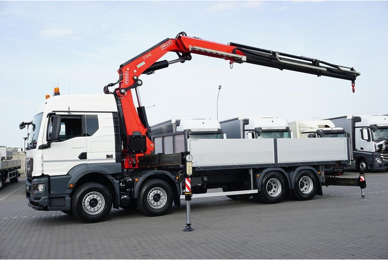 MAN TGS / 35.470 / E 6 / SKRZYNIOWY + HDS / FASSI F 545 / ŁAD. 13 10 - Грузовик бортовой/ Платформа, Автоманипулятор: фото 4 MAN TGS / 35.470 / E 6 / SKRZYNIOWY + HDS / FASSI F 545 / ŁAD. 13 10 - Грузовик бортовой/ Платформа, Автоманипулятор: фото 4