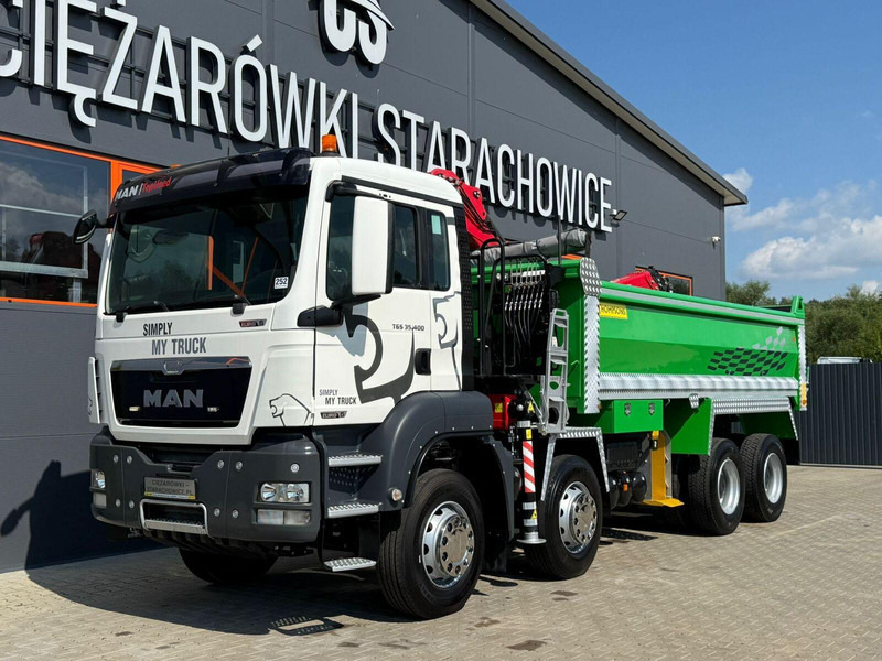 MAN TGS TGX 35.400 // 8x4 // E5 // wywrotka kiper + HDS z czerpakiem - Самосвал, Автоманипулятор: фото 2 MAN TGS TGX 35.400 // 8x4 // E5 // wywrotka kiper + HDS z czerpakiem - Самосвал, Автоманипулятор: фото 2