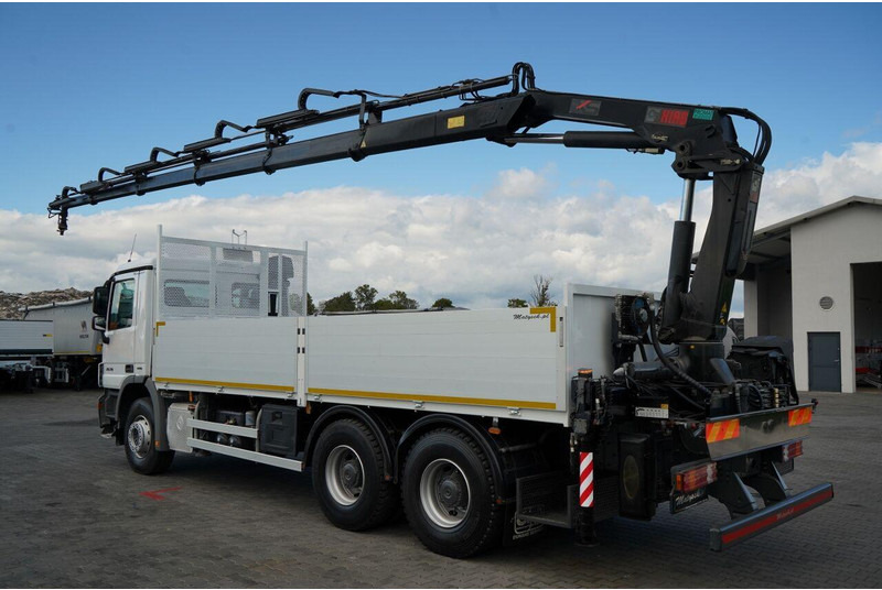 Mercedes-Benz ACTROS 2636 / 6x4 / SKRZYNIOWY 6,5 M + HDS HIAB / MOCNA PODŁOGA - Грузовик бортовой/ Платформа, Автоманипулятор: фото 4 Mercedes-Benz ACTROS 2636 / 6x4 / SKRZYNIOWY 6,5 M + HDS HIAB / MOCNA PODŁOGA - Грузовик бортовой/ Платформа, Автоманипулятор: фото 4