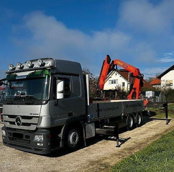 Mercedes-Benz ACTROS 2641 6x2 Crane PALFINGER PK 36002 - Грузовик бортовой/ Платформа, Автоманипулятор: фото 1 Mercedes-Benz ACTROS 2641 6x2 Crane PALFINGER PK 36002 - Грузовик бортовой/ Платформа, Автоманипулятор: фото 1