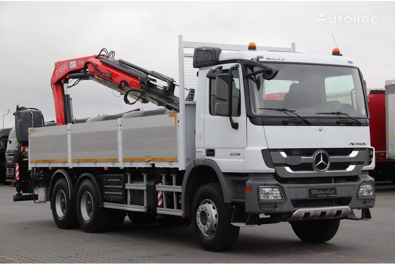 Mercedes-Benz ACTROS 3336 - Грузовик бортовой/ Платформа, Автоманипулятор: фото 1 Mercedes-Benz ACTROS 3336 - Грузовик бортовой/ Платформа, Автоманипулятор: фото 1