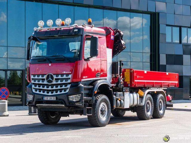Самосвал, Автоманипулятор Mercedes-Benz AROCS 3345 6x6 HMF 3220 K hds Crane tipper: фото 7 Самосвал, Автоманипулятор Mercedes-Benz AROCS 3345 6x6 HMF 3220 K hds Crane tipper: фото 7