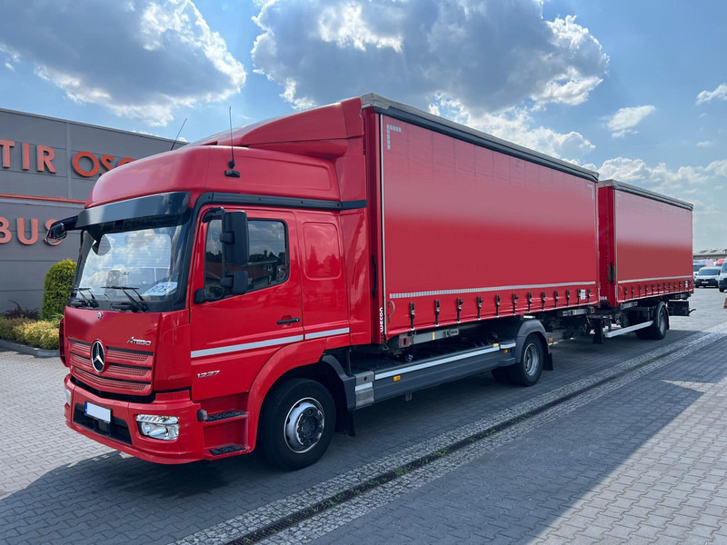 Mercedes-Benz ATEGO 1227 BDF WECHSELFAHRGESTELL CURTAIN PLANE TRAILER 1.HAND - Тентованный грузовик: фото 2 Mercedes-Benz ATEGO 1227 BDF WECHSELFAHRGESTELL CURTAIN PLANE TRAILER 1.HAND - Тентованный грузовик: фото 2