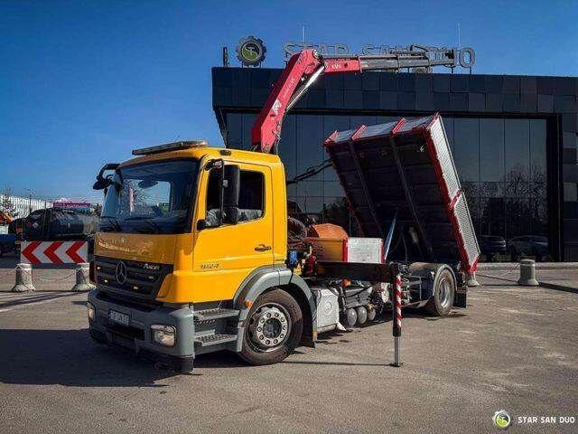 Mercedes-Benz AXOR 1824 4x2 HMF 975 HDS Crane Rotator Kipper - Самосвал, Автоманипулятор: фото 4 Mercedes-Benz AXOR 1824 4x2 HMF 975 HDS Crane Rotator Kipper - Самосвал, Автоманипулятор: фото 4