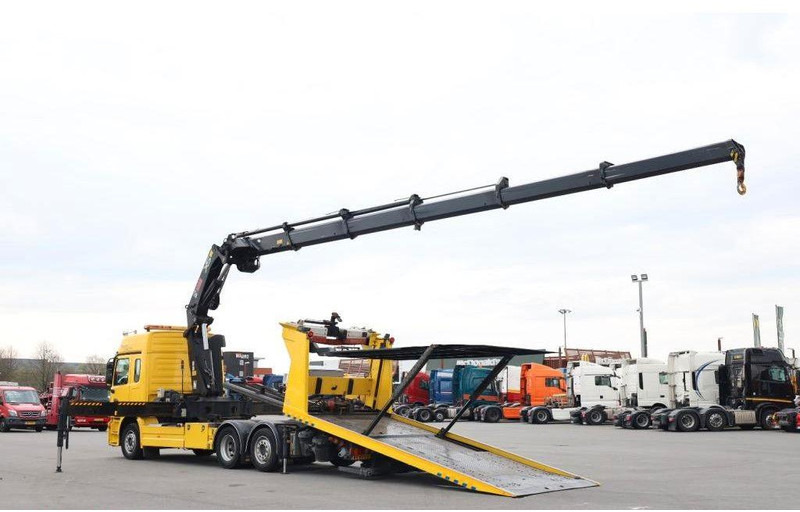 Mercedes-Benz Actros 2532 Vehicle transporter + crane Hiab 477EP-5 HiPro 6x2 - Автовоз: фото 4 Mercedes-Benz Actros 2532 Vehicle transporter + crane Hiab 477EP-5 HiPro 6x2 - Автовоз: фото 4