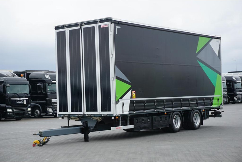 Plandex TANDEM / PRZEJAZDOWA / DŁ. 7,75 M / OS PODNOSZONA - Тентованный прицеп: фото 2 Plandex TANDEM / PRZEJAZDOWA / DŁ. 7,75 M / OS PODNOSZONA - Тентованный прицеп: фото 2