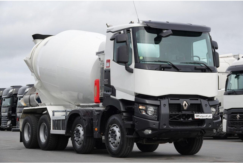 Renault C 380 / 8X4 / BETONOMIESZARKA / GRUSZKA / LIEBHERR 9 M3 / EURO 6 - Автобетоносмеситель: фото 5 Renault C 380 / 8X4 / BETONOMIESZARKA / GRUSZKA / LIEBHERR 9 M3 / EURO 6 - Автобетоносмеситель: фото 5