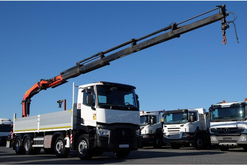 Renault C 430 / 8x4 / SKRZYNIOWY 7 M + HDS PALFINGER 33002 -wysów: 14,5 - Грузовик бортовой/ Платформа, Автоманипулятор: фото 5 Renault C 430 / 8x4 / SKRZYNIOWY 7 M + HDS PALFINGER 33002 -wysów: 14,5 - Грузовик бортовой/ Платформа, Автоманипулятор: фото 5
