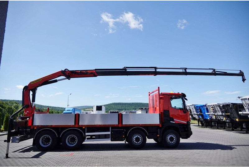 Renault C 430 / 8x4 / SKRZYNIOWY 7 M + HDS PALFINGER PK 2300-EH / WYSÓW - Грузовик бортовой/ Платформа, Автоманипулятор: фото 5 Renault C 430 / 8x4 / SKRZYNIOWY 7 M + HDS PALFINGER PK 2300-EH / WYSÓW - Грузовик бортовой/ Платформа, Автоманипулятор: фото 5