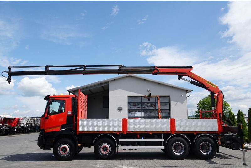 Renault C 430 / 8x4 / SKRZYNIOWY 7 M + HDS PALFINGER PK 24001-K C / WYSÓ - Грузовик бортовой/ Платформа, Автоманипулятор: фото 4 Renault C 430 / 8x4 / SKRZYNIOWY 7 M + HDS PALFINGER PK 24001-K C / WYSÓ - Грузовик бортовой/ Платформа, Автоманипулятор: фото 4