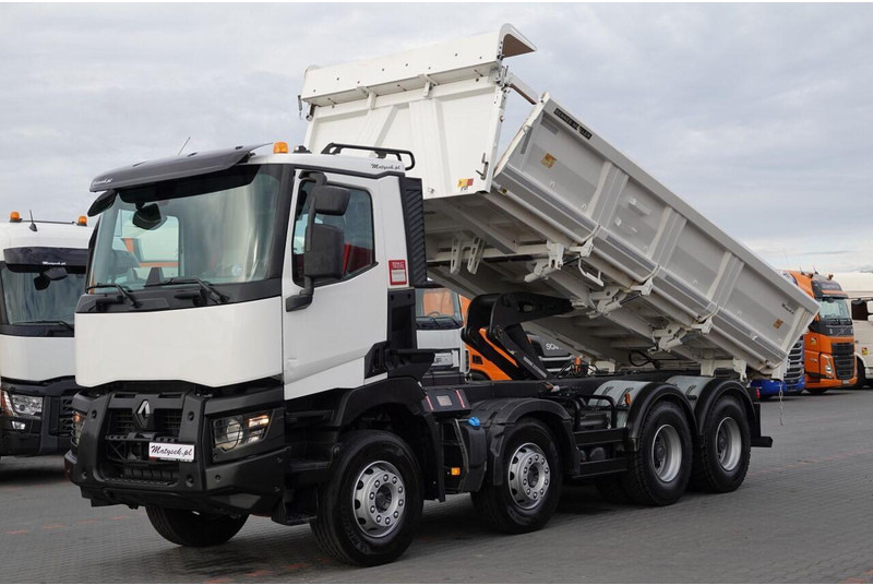 Renault C 460 / 8x4 / WYWROTKA / HYDROBURTA / BORDMATIC / EURO 6 / OPONY - Самосвал: фото 1 Renault C 460 / 8x4 / WYWROTKA / HYDROBURTA / BORDMATIC / EURO 6 / OPONY - Самосвал: фото 1