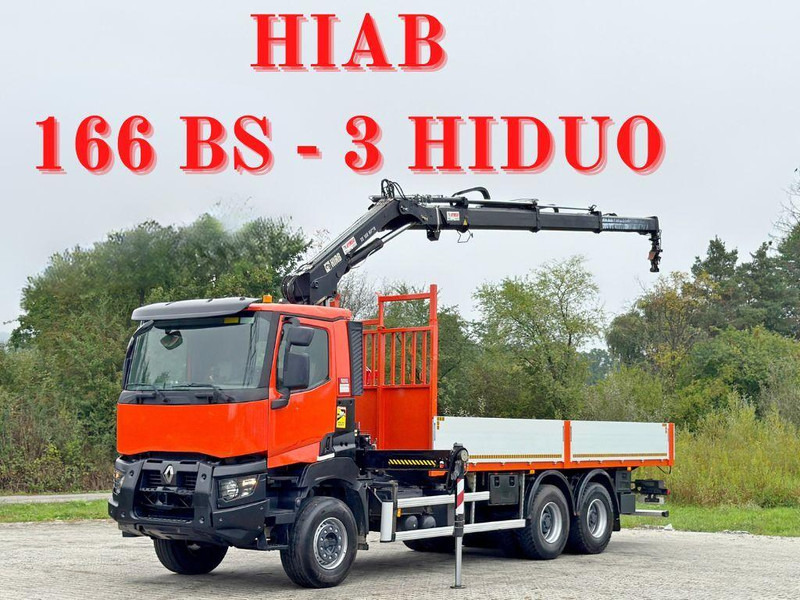 Renault K 380 * HIAB 166 BS-3 HIDUO + FUNK* 6x4 - Самосвал, Автоманипулятор: фото 1 Renault K 380 * HIAB 166 BS-3 HIDUO + FUNK* 6x4 - Самосвал, Автоманипулятор: фото 1