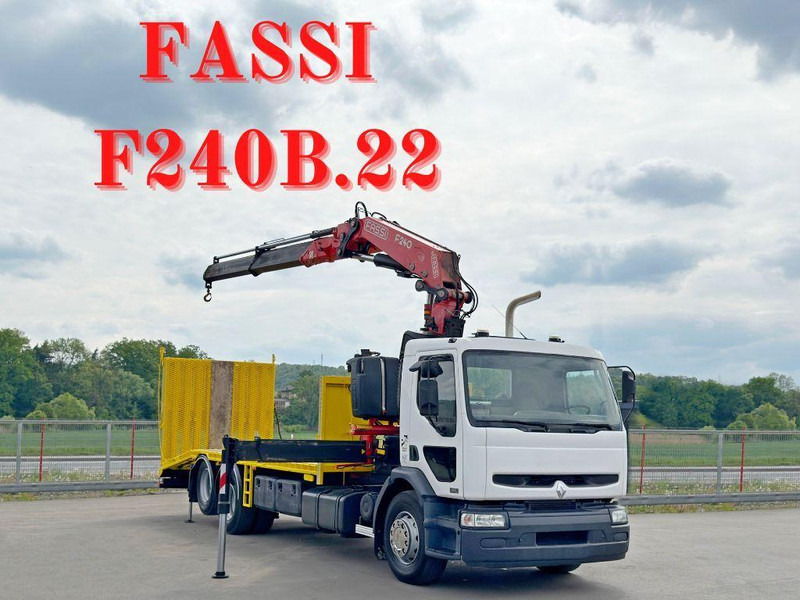 Renault PREMIUM 320 * FASSI F240B.22 + FUNK* TOP - Эвакуатор: фото 1 Renault PREMIUM 320 * FASSI F240B.22 + FUNK* TOP - Эвакуатор: фото 1