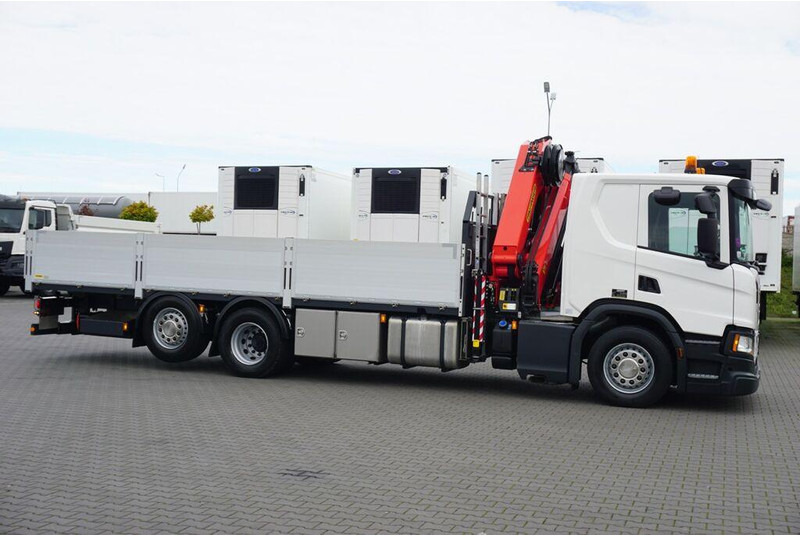 Scania P 410 / 6 X 2 / SKRZYNIOWY + HDS / PALFINGER PK 24 001 / OŚ SKRĘ - Грузовик бортовой/ Платформа, Автоманипулятор: фото 4 Scania P 410 / 6 X 2 / SKRZYNIOWY + HDS / PALFINGER PK 24 001 / OŚ SKRĘ - Грузовик бортовой/ Платформа, Автоманипулятор: фото 4