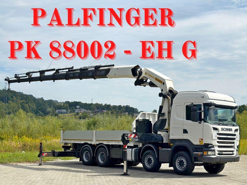 Scania R 500 * PK 88002 - EH G + FUNK * 8x4 *TOPZUSTAND - Грузовик бортовой/ Платформа, Автоманипулятор: фото 1 Scania R 500 * PK 88002 - EH G + FUNK * 8x4 *TOPZUSTAND - Грузовик бортовой/ Платформа, Автоманипулятор: фото 1