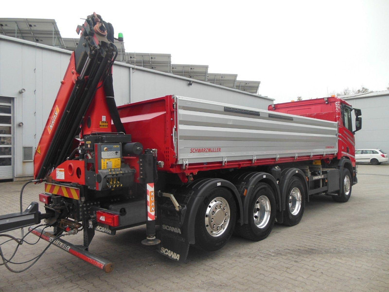 Scania R 580 8X4 + PALFINGER PK 19.001 crane - Самосвал, Автоманипулятор: фото 4 Scania R 580 8X4 + PALFINGER PK 19.001 crane - Самосвал, Автоманипулятор: фото 4