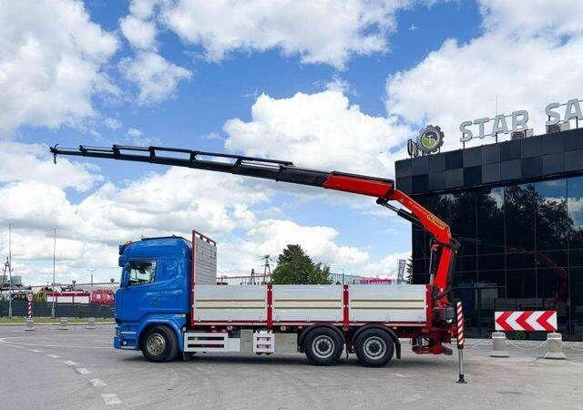 Грузовик бортовой/ Платформа, Автоманипулятор Scania R730: фото 9