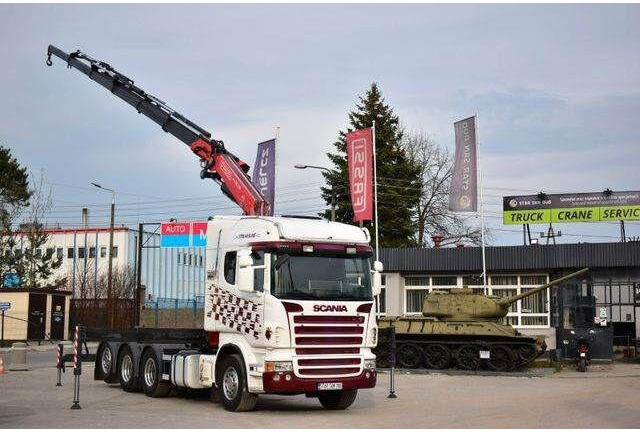 Scania R 480 8x4 FASSI 455 EURO 5 KRAN CRAN - Тягач: фото 1 Scania R 480 8x4 FASSI 455 EURO 5 KRAN CRAN - Тягач: фото 1