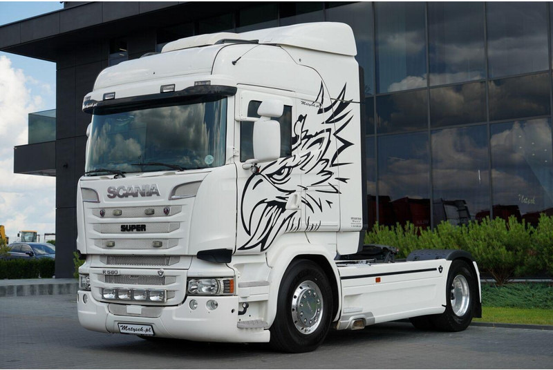 Scania R 580 / V8 / RETARDER / FULL AIRMATIC / I-PARK COOL/ SKÓRY / OPO - Тягач: фото 4 Scania R 580 / V8 / RETARDER / FULL AIRMATIC / I-PARK COOL/ SKÓRY / OPO - Тягач: фото 4