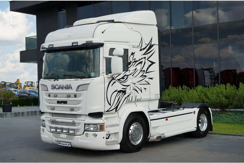 Scania R 580 / V8 / RETARDER / FULL AIRMATIC / I-PARK COOL/ SKÓRY / OPO - Тягач: фото 3 Scania R 580 / V8 / RETARDER / FULL AIRMATIC / I-PARK COOL/ SKÓRY / OPO - Тягач: фото 3