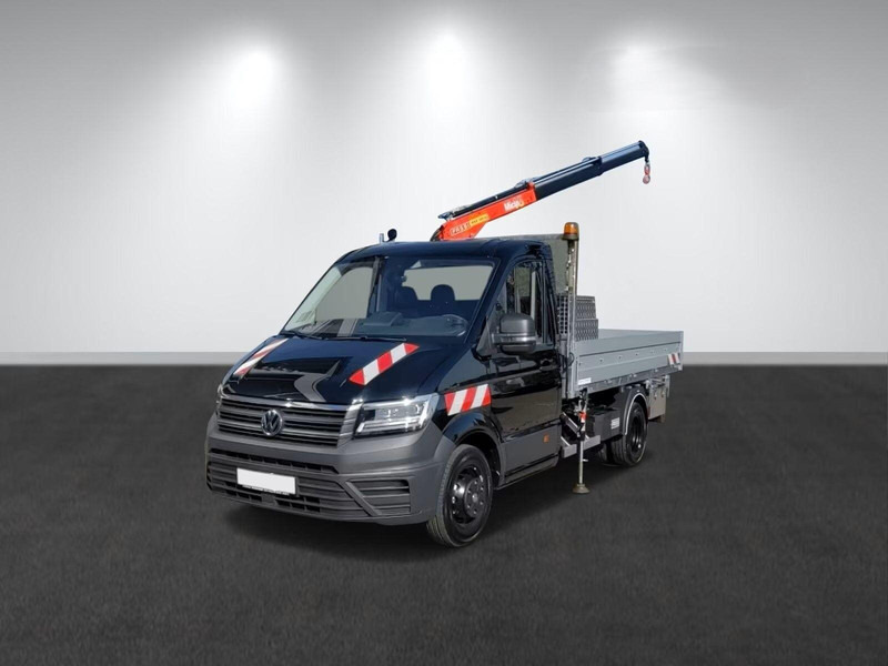 Volkswagen Crafter 50 - Flatbed truck + crane - Грузовик бортовой/ Платформа, Автоманипулятор: фото 1 Volkswagen Crafter 50 - Flatbed truck + crane - Грузовик бортовой/ Платформа, Автоманипулятор: фото 1