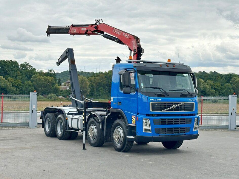 Volvo FM 12.420 * FASSI F150A.21 * 8x4 * TOP - Крюковой мультилифт, Автоманипулятор: фото 2 Volvo FM 12.420 * FASSI F150A.21 * 8x4 * TOP - Крюковой мультилифт, Автоманипулятор: фото 2