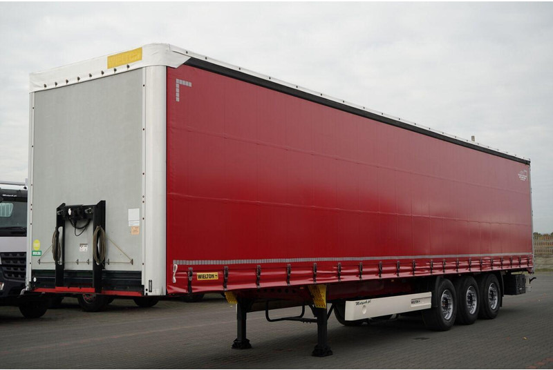 Wielton FIRANKA STANDARD / MULDA DO STALI - 9 M  / OŚ PODNOSZONA / SAF - Тентованный полуприцеп: фото 1 Wielton FIRANKA STANDARD / MULDA DO STALI - 9 M  / OŚ PODNOSZONA / SAF - Тентованный полуприцеп: фото 1