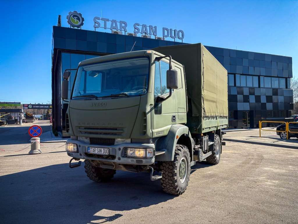 Iveco EUROCARGO 4x4 Offroad Camper Winde - Тентованный грузовик: фото 1 Iveco EUROCARGO 4x4 Offroad Camper Winde - Тентованный грузовик: фото 1