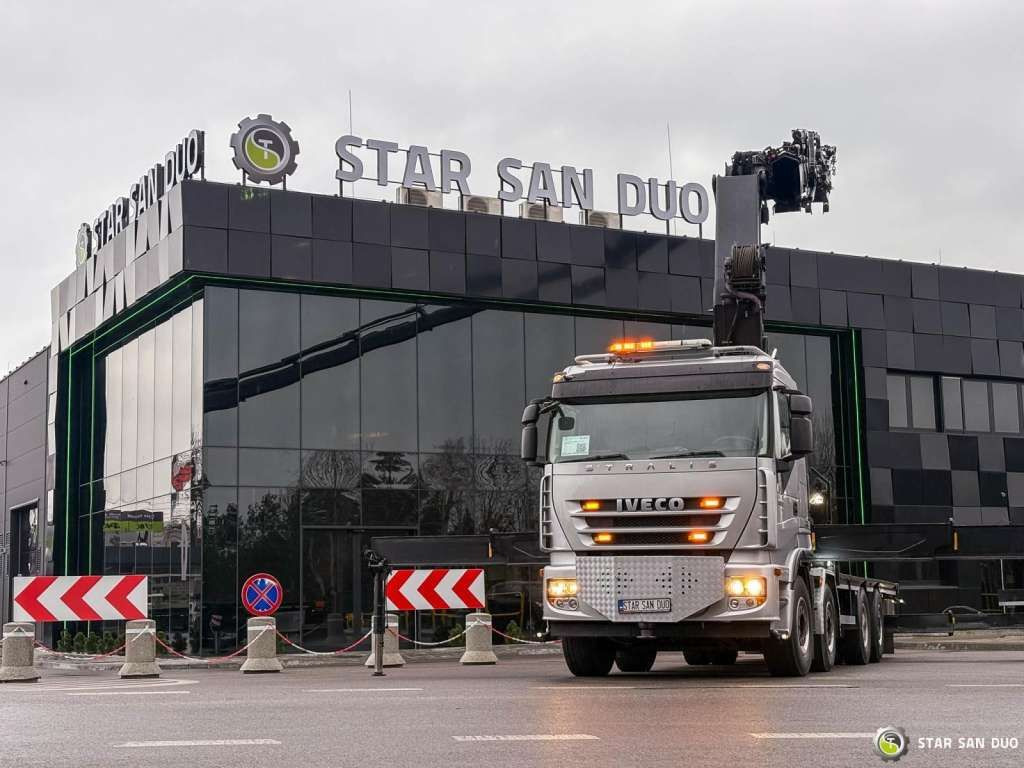 Iveco STRALIS AS320S50Y 8x2 HMF 8520-0K6 FLY JIB Winc - Автоманипулятор: фото 4 Iveco STRALIS AS320S50Y 8x2 HMF 8520-0K6 FLY JIB Winc - Автоманипулятор: фото 4