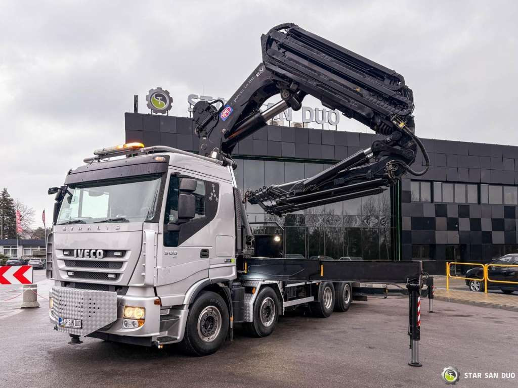 Iveco STRALIS AS320S50Y 8x2 HMF 8520-0K6 FLY JIB Winc - Автоманипулятор: фото 2 Iveco STRALIS AS320S50Y 8x2 HMF 8520-0K6 FLY JIB Winc - Автоманипулятор: фото 2