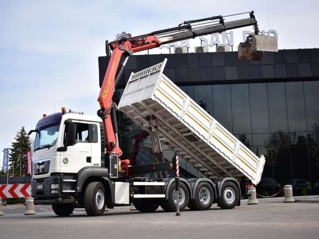 MAN  TGS 35.400 8X4 PALFINGER PK 33002 CRANE KIPPER в лизинг MAN  TGS 35.400 8X4 PALFINGER PK 33002 CRANE KIPPER: фото 13