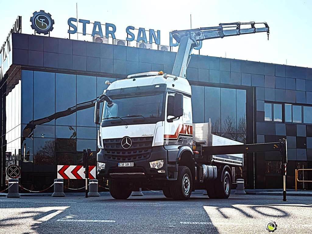 Mercedes-Benz AROCS 1851 PALFINGER PK 20002 Crane Kran - Автоманипулятор: фото 1 Mercedes-Benz AROCS 1851 PALFINGER PK 20002 Crane Kran - Автоманипулятор: фото 1
