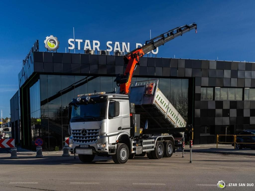 Mercedes-Benz AROCS 2651 6x6 PALFINGER PK 34002 CRANE KIPPER - Автоманипулятор, Самосвал: фото 3 Mercedes-Benz AROCS 2651 6x6 PALFINGER PK 34002 CRANE KIPPER - Автоманипулятор, Самосвал: фото 3