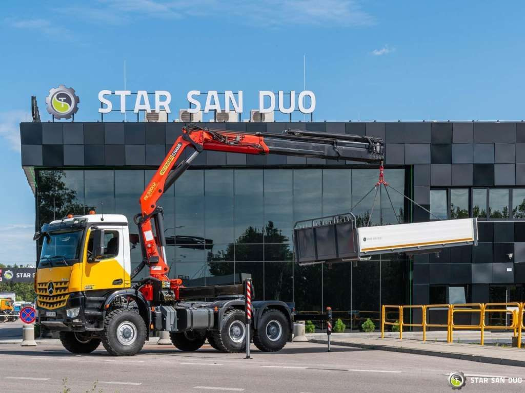 Mercedes-Benz AROCS 3345 6x6 PALFINGER PK 33002 Euro 6 Crane - Автоманипулятор: фото 1 Mercedes-Benz AROCS 3345 6x6 PALFINGER PK 33002 Euro 6 Crane - Автоманипулятор: фото 1