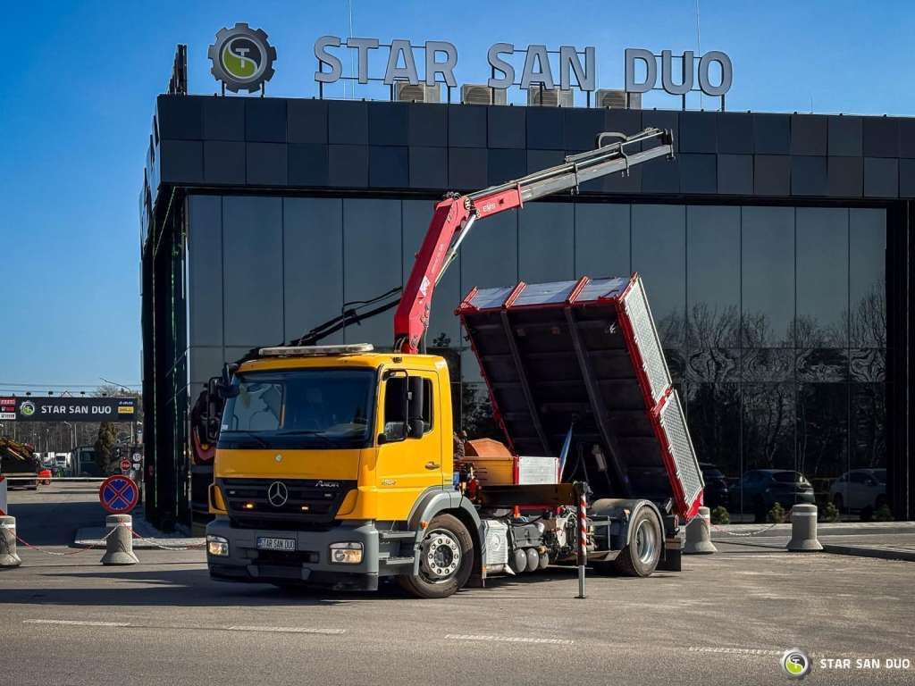 Mercedes-Benz AXOR 1824 4x2 HMF 975 HDS Crane Rotator Kipper - Автоманипулятор: фото 1 Mercedes-Benz AXOR 1824 4x2 HMF 975 HDS Crane Rotator Kipper - Автоманипулятор: фото 1