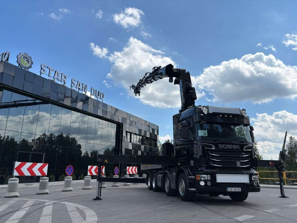 Автоманипулятор Scania  R560 8x2 PALFINGER PK 92002 SH Fly Jib Winch 5t: фото 9