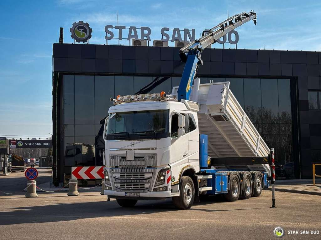 Volvo FH 16.550 8x4 Palfinger PK 34002-SH Crane Kippe - Самосвал: фото 1 Volvo FH 16.550 8x4 Palfinger PK 34002-SH Crane Kippe - Самосвал: фото 1