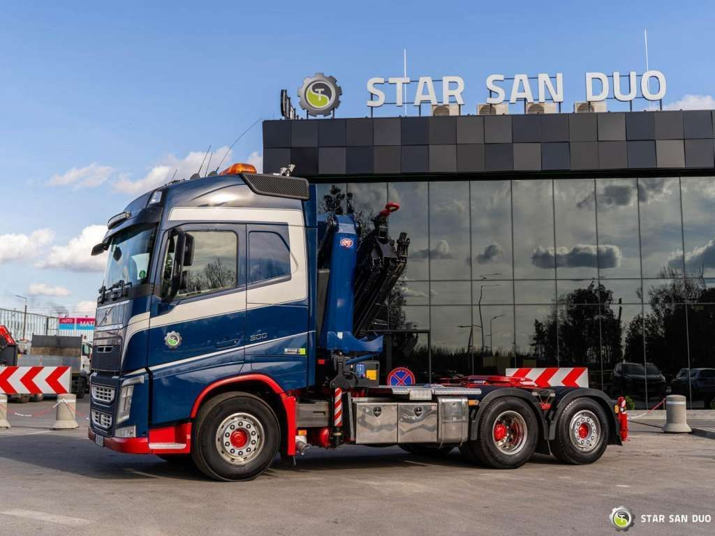 Новый Автоманипулятор, Тягач Volvo  FH 500 6x2 HMF 3220-K5 HDS Crane Euro 6: фото 9
