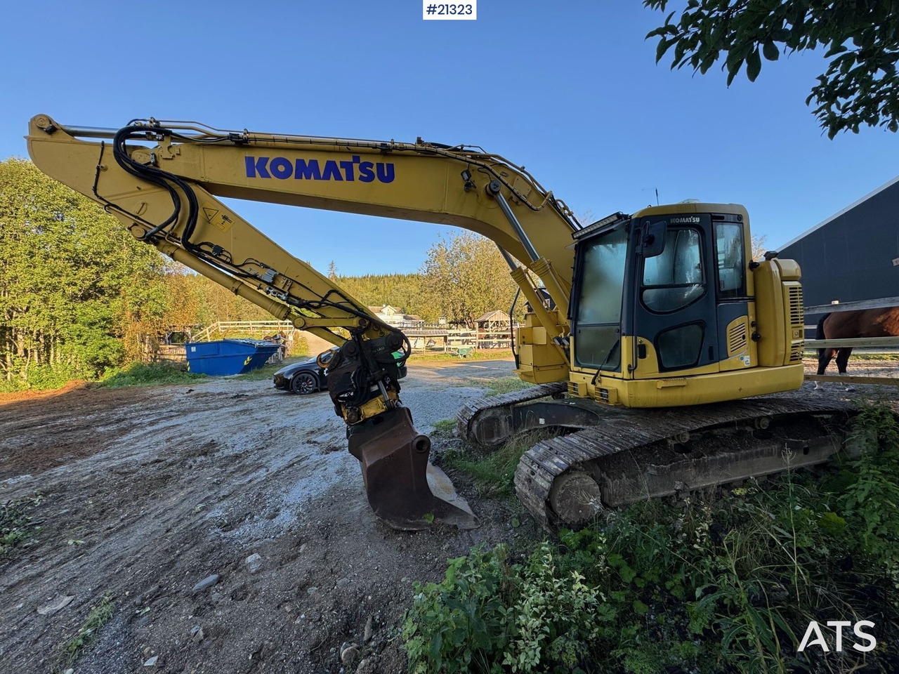 Komatsu PC228 m/ pusseskuffe og rotortilt! - Гусеничный экскаватор: фото 1 Komatsu PC228 m/ pusseskuffe og rotortilt! - Гусеничный экскаватор: фото 1