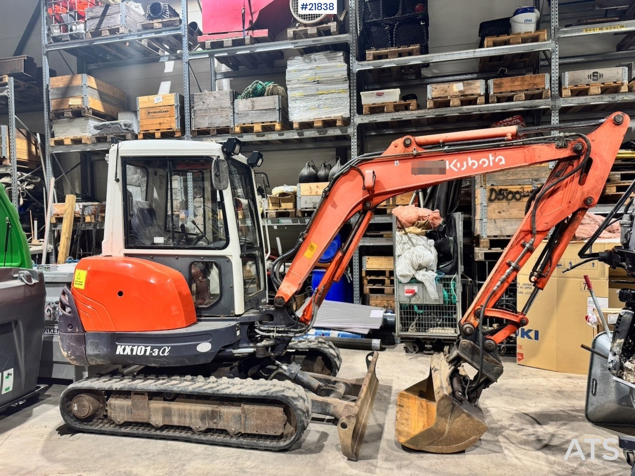 Kubota KX101-3 Minigraver m/ Skuffe og Klype. - Мини-экскаватор: фото 2 Kubota KX101-3 Minigraver m/ Skuffe og Klype. - Мини-экскаватор: фото 2