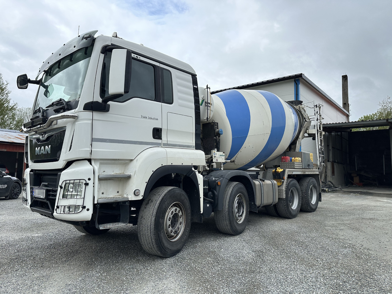 MAN TGS 35.510 8x4 betongbil med 9 meter hydr. renne (gullavtale) - Автобетоносмеситель: фото 1 MAN TGS 35.510 8x4 betongbil med 9 meter hydr. renne (gullavtale) - Автобетоносмеситель: фото 1
