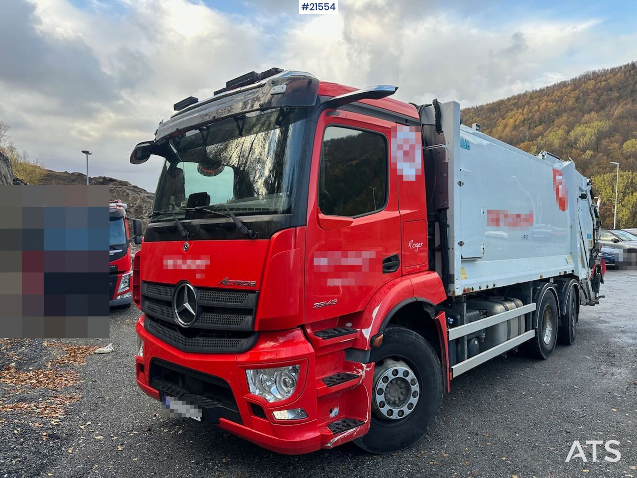 Mercedes Actros 2543 6x2 2 – kammers komprimatorbil m/ 2020 JOAB Anaconda twin påbygg - Мусоровоз: фото 4 Mercedes Actros 2543 6x2 2 – kammers komprimatorbil m/ 2020 JOAB Anaconda twin påbygg - Мусоровоз: фото 4