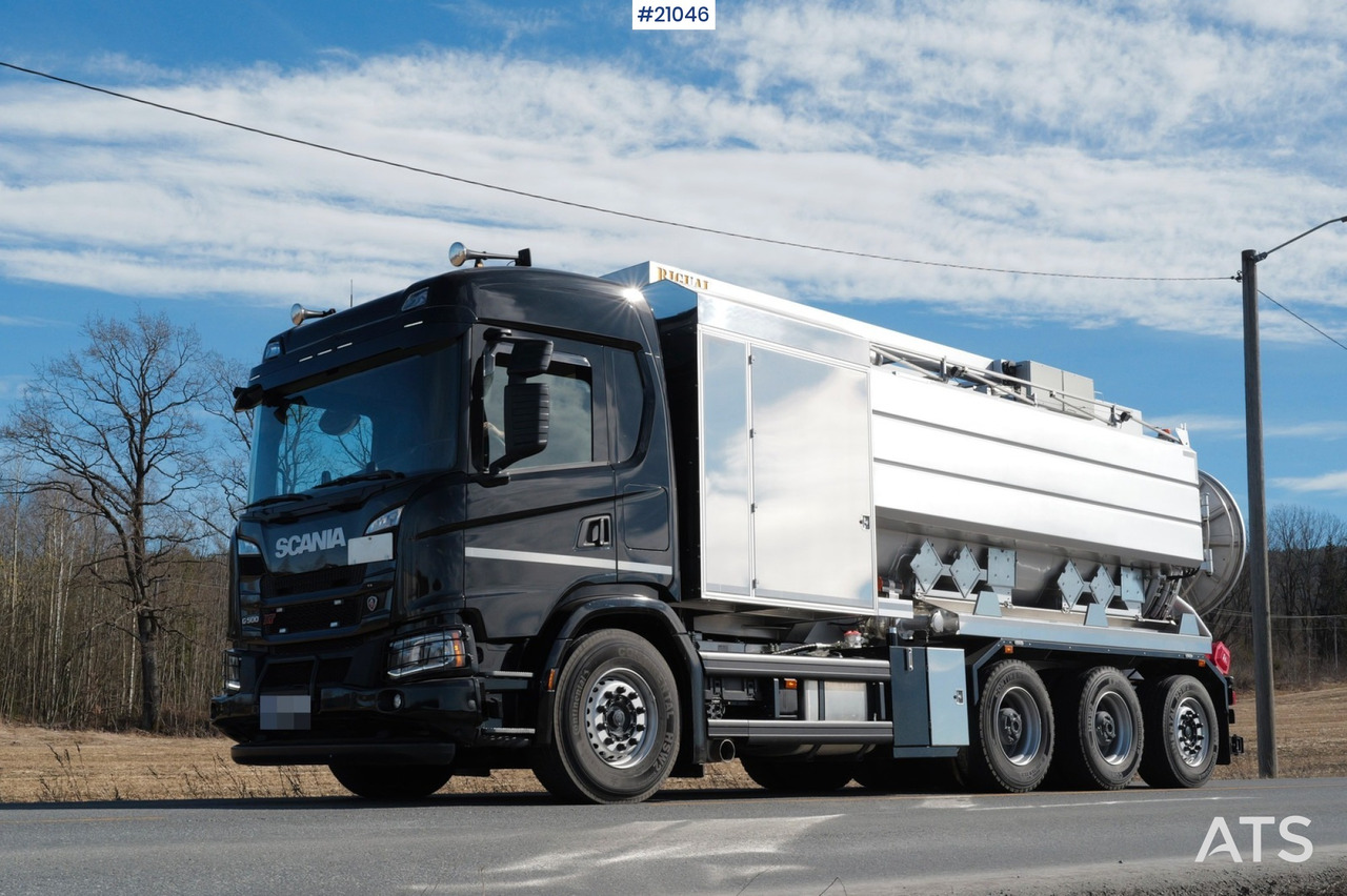 Scania G500 8x4 ADR Suge-Spylebil - Ассенизатор: фото 1 Scania G500 8x4 ADR Suge-Spylebil - Ассенизатор: фото 1