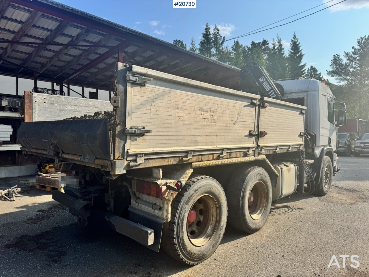 Scania P124 - Грузовик бортовой/ Платформа, Автоманипулятор: фото 3 Scania P124 - Грузовик бортовой/ Платформа, Автоманипулятор: фото 3