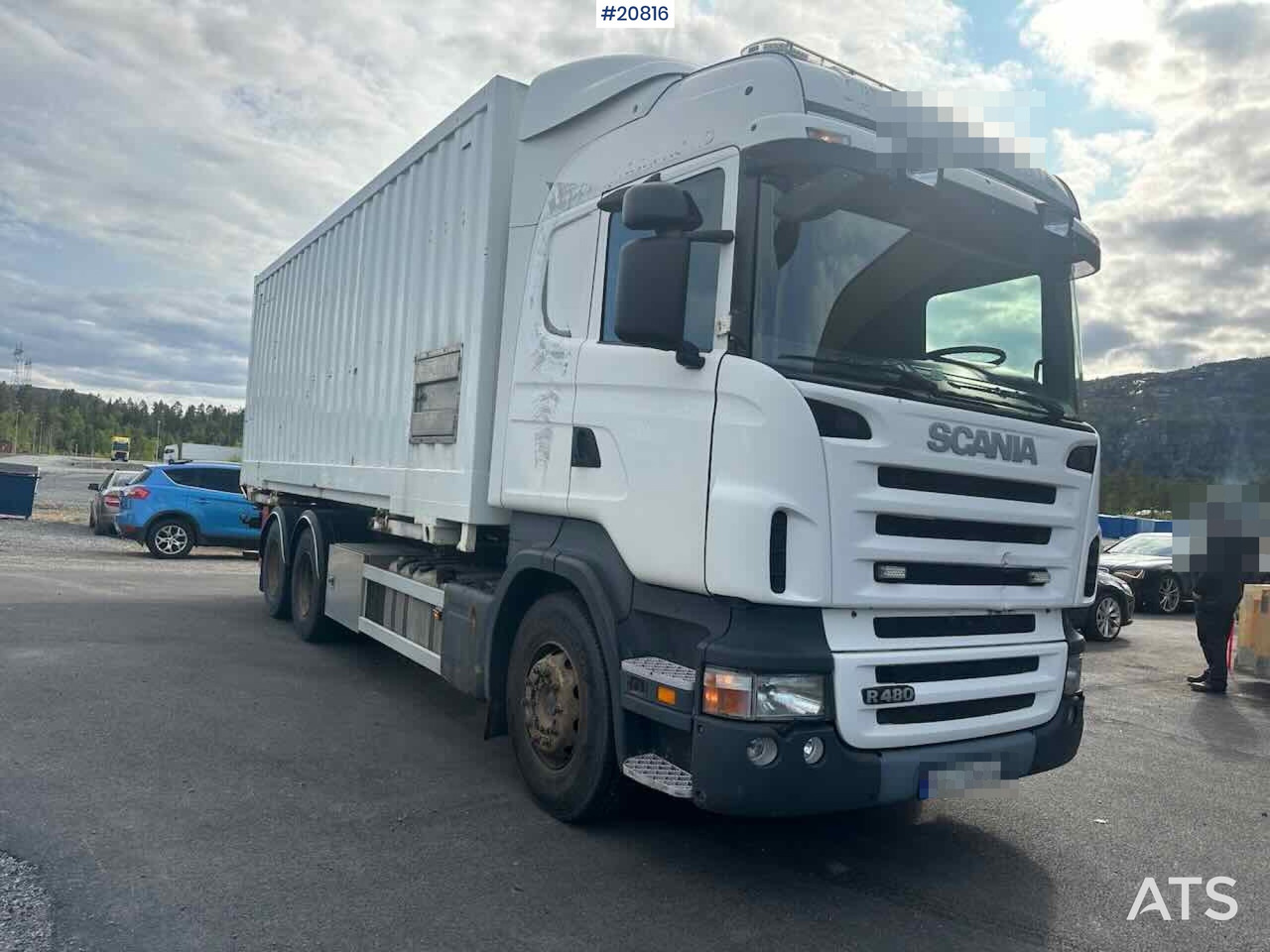 Scania R480 3 akslet conatinerbil m/ lift - Грузовик с закрытым кузовом: фото 4 Scania R480 3 akslet conatinerbil m/ lift - Грузовик с закрытым кузовом: фото 4