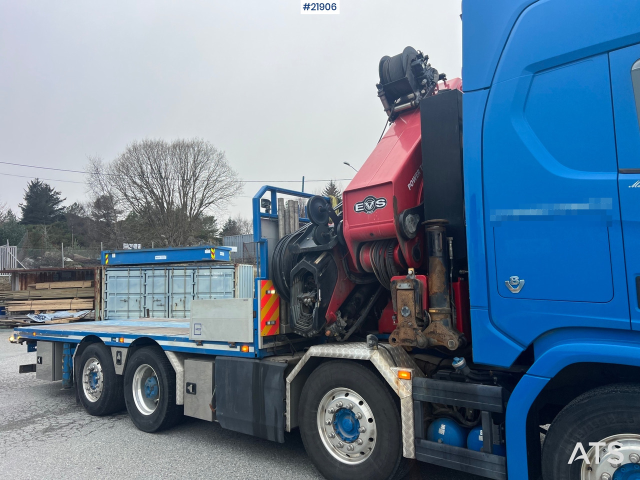 Scania R580 8x2 kranbil m/ 95t/m hmf kran, jibb , vinsj og konar planslep в лизинг Scania R580 8x2 kranbil m/ 95t/m hmf kran, jibb , vinsj og konar planslep: фото 34