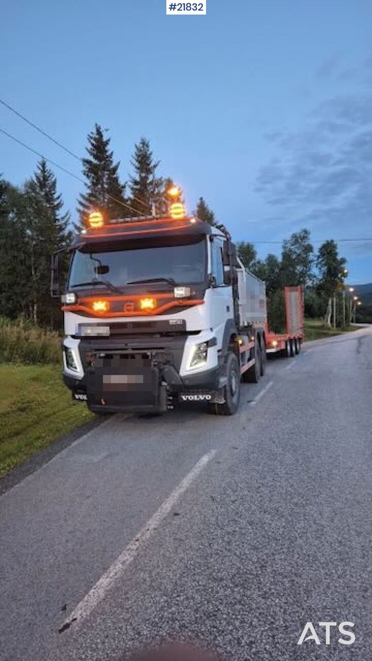 Volvo 2019 Volvo FMX 6x6 brøyterigget tippbil m/ 9,5 t/m kran, 2 sett dekk og lettkasse - Самосвал: фото 2 Volvo 2019 Volvo FMX 6x6 brøyterigget tippbil m/ 9,5 t/m kran, 2 sett dekk og lettkasse - Самосвал: фото 2
