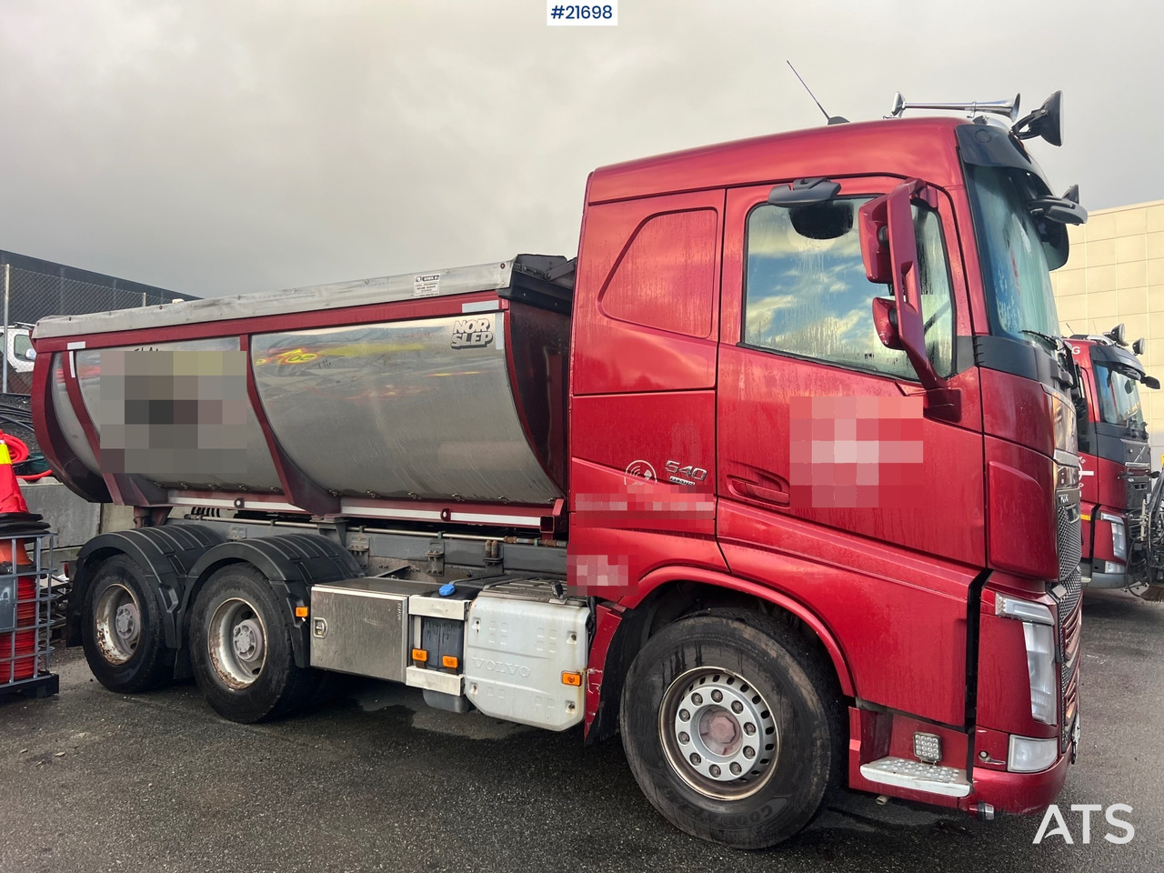 Volvo FH540 6x4 tippbil m/ asfaltkasse og tippkasse - Самосвал: фото 5 Volvo FH540 6x4 tippbil m/ asfaltkasse og tippkasse - Самосвал: фото 5