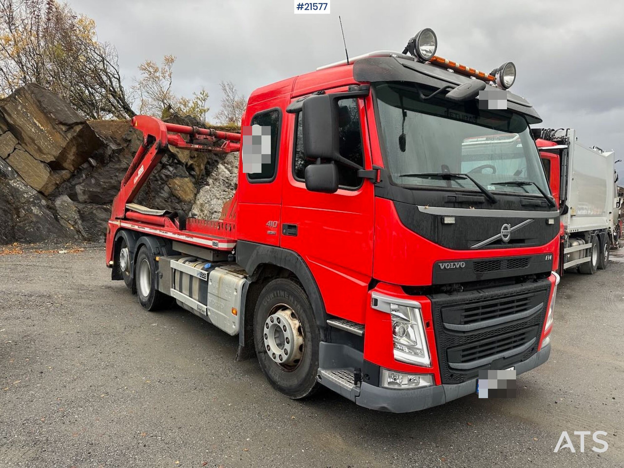 Volvo FM 410 liftdumper 6x2 m/ Laxo påbygg, utskyt og rotator. - Портальный бункеровоз: фото 5 Volvo FM 410 liftdumper 6x2 m/ Laxo påbygg, utskyt og rotator. - Портальный бункеровоз: фото 5